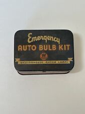 Vintage Westinghouse Mazda Lamps Emergency Auto Bulb Kit Can Advertising picture
