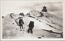 RPPC Forest Service Lookout Mt Hood c1920 Climbers Supplies Sawyers Photo Oregon picture