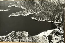 RPPC Shasta Dam California Aerial View Real Photo Postcard c1950 picture