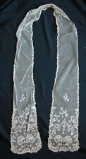 ANTIQUE LACE BRUSSELS LACE DRESS LAPPETS Collar and Shawl  picture