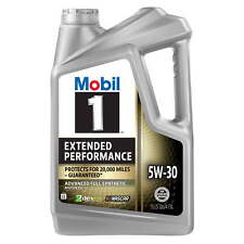 1 Extended Performance Full Synthetic Motor Oil 5W-30, 5 Quart (Pack of 9) picture
