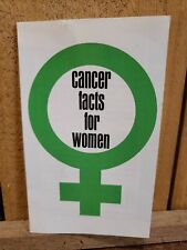 1964 American Cancer Society: Cancer Facts For Women Brochure picture