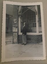 1955 Store Photograph with Three Old Cigarette Signs (Neat Photo) picture