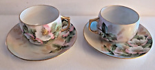 PAIR OF~Antique JAEGER, THOMAS AND COMPANY Tea Cup and Saucer Set~BAVARIA picture