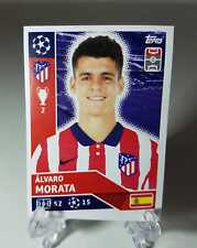 2020-21 Alvaro Morata Topps UEFA Champions League Atletico Madrid #ATM17 picture