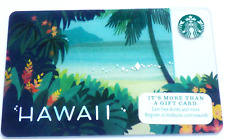 2014 STARBUCKS Gift Card - Hawaii - Diamond Head - Beach - Collectible -No Value picture