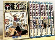 ALL 1st  printing ONE PIECE vol. 1-10 Japanese Comic Book Set manga anime JP picture