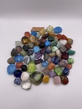 Colorful Vibrant Rocks Minerals Glass Large Mixed Lot 73 Pieces picture