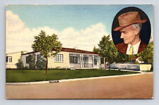Home of Jounalist & War Correspondent Ernie Pyle Albuquerque NM Postcard picture