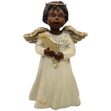 VTG Sarah’s Attic African American Girl Christmas Angel Figurine SINGING PRAISE picture