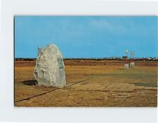 Postcard Granite Boulder Wright Brothers National Memorial North Carolina USA picture