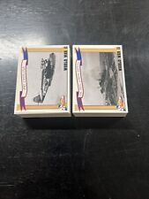 1992 PACIFIC WORLD WAR II COMPLETE BASE CARD SET 1-110 NRMT/MT picture