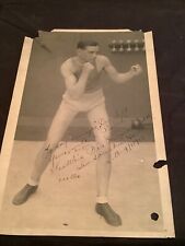 Leo Houck Signed and Dated 1917 Original Photo ~ Addressed to Dan Salt  picture