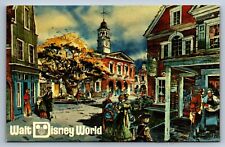 Postcard Walt Disney World Liberty Square Magic Kingdom Florida Posted 1972 picture
