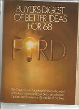 Original 1968 Ford Brochure with Galaxie, Torino, Thunderbird, Mustang, Falcon picture