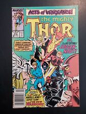THOR 412 VS THE JUGGERNAUT 1ST NEW WARRIORS  NEWSSTAND VARIANT MARVEL 1989 picture