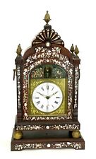 Large Old Chinese Automaton Waterfall and Figure Musical Canton Bracket Clock picture