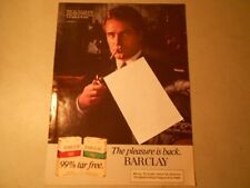 Barclay Cigarettes Vintage 1982 picture