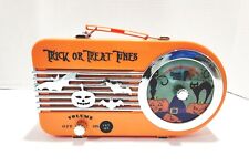 Mr. Halloween Trick or Treat Tunes Halloween Orange Radio NWT WORKS picture