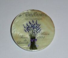 Lavender Plant Ribbon Button - Mother of Pearl MOP Shank Button 1+3/8