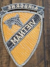 1960s Army Japanese Made 1st Cavalry Division Airborne Tab Patch L@@K picture