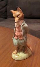 Foxy Whiskered Gentleman Beatrix Potter Royal Albert 1989 Ceramic Figurine picture