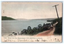 1906 Keuka Lake From Hammondsport Bluff Point Distance New York Posted Postcard picture