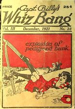 Captain Billy's Whiz Bang #28 GD 1921 picture