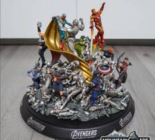 Avengers Ultron battle Diorama Resin Sculpture Statue Model Kit  Marvel picture