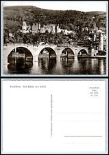 GERMANY RPPC Photo Postcard - Heidelberg, Alte Brucke und Schloss CA picture