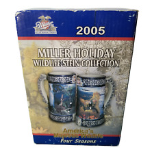 2005 Miller Holiday Wildlife Stein Collection America's Majestic Four Seasons picture