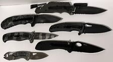 6 Folding Knives Various Brands Camillus, Coast, MTech, Master, Wilcor  + Bxox picture