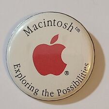 Vintage Apple Macintosh Exploring the Possibilities Button Pin 1.75