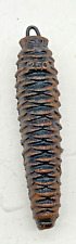 Cuckoo Clock Pine Cone Weight 1 Bronzed Iron 250 grams, Repair Replacement Part picture