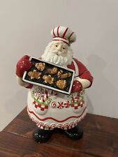 J.C. PENNEY SANTA COOKIES COOKIE JAR HOME COLLECTION Christmas Holiday Decor picture