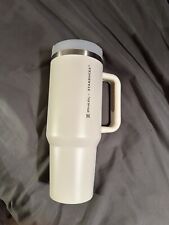 Starbucks Stanley Holiday 2023 Collab (40 oz)  white Tan  Free Priority shipping picture