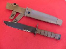 ORIGINAL Ontario USA USMC Combat fixed blade OKC3S bayonet serrated knife picture