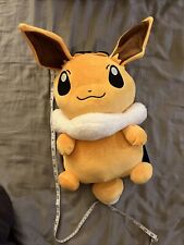 Pokemon Plush Soft Eevee 18 in. Adjustable Small Items Bag Backpack picture