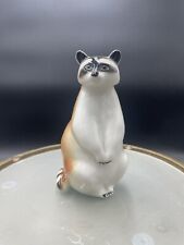Vintage Lomonosov Porcelain Raccoon Standing Figurine 5.5” VG USSR Soviet picture