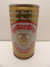 BALLANTINE PREMIUM LAGER CRIMPED STEEL PULL TAB BEER CAN #37-14 FALSTAFF picture