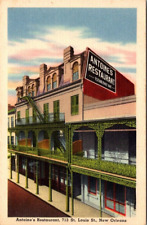 Postcard Antoine's Restaurant 713 St. Louis St. New Orleans picture