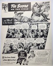 1941 Pabst Blue Ribbon Beer Baseball Game Fans Vtg Print Ad Man Cave Art Poster picture