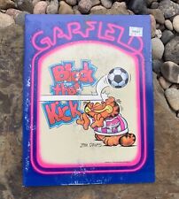 Garfield Mead Vintage 2 Pocket Folder. Block That Kick. Okay Condition picture