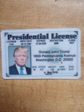 DONALD TRUMP PRESIDENTIAL TRADING CARD LICENSE picture
