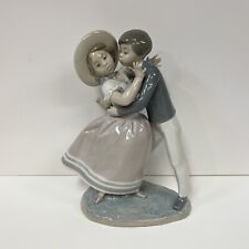 Vintage Lladro Porcelain Figurine “Waltz Time” Boy & Girl Dancing #4856 Retired picture