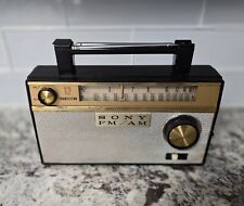Vintage Sony 12-Transistor FM/AM Radio ▪︎ Model TFM-121 ▪︎ Works, Please Read picture