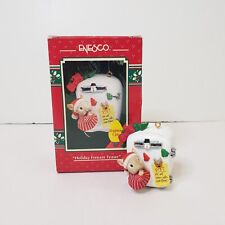 Enesco Holiday Freezer Teaser Christmas Ornament 1994 M. Silmore Collection Vtg picture