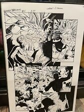Walker / Hanna Uncanny Inhumans 8 Of 14 Original Comic Art Page Medusa picture