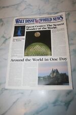 Rare Vintage Walt Disney World News Oct 82 Epcot Opening picture