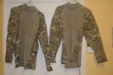 Multicam XS Extra Small Army Combat Shirt Flame Resistant LOT OF 2 PRIMO LOOK picture